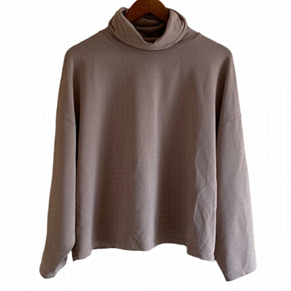Aritzia Taupe Cowl Neck Sweater